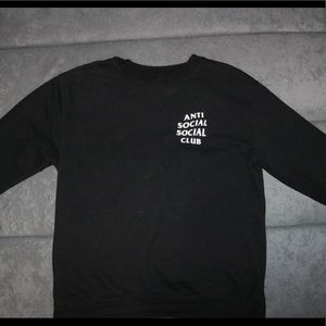 Anti Social Social Club Kkoch Black Crewneck